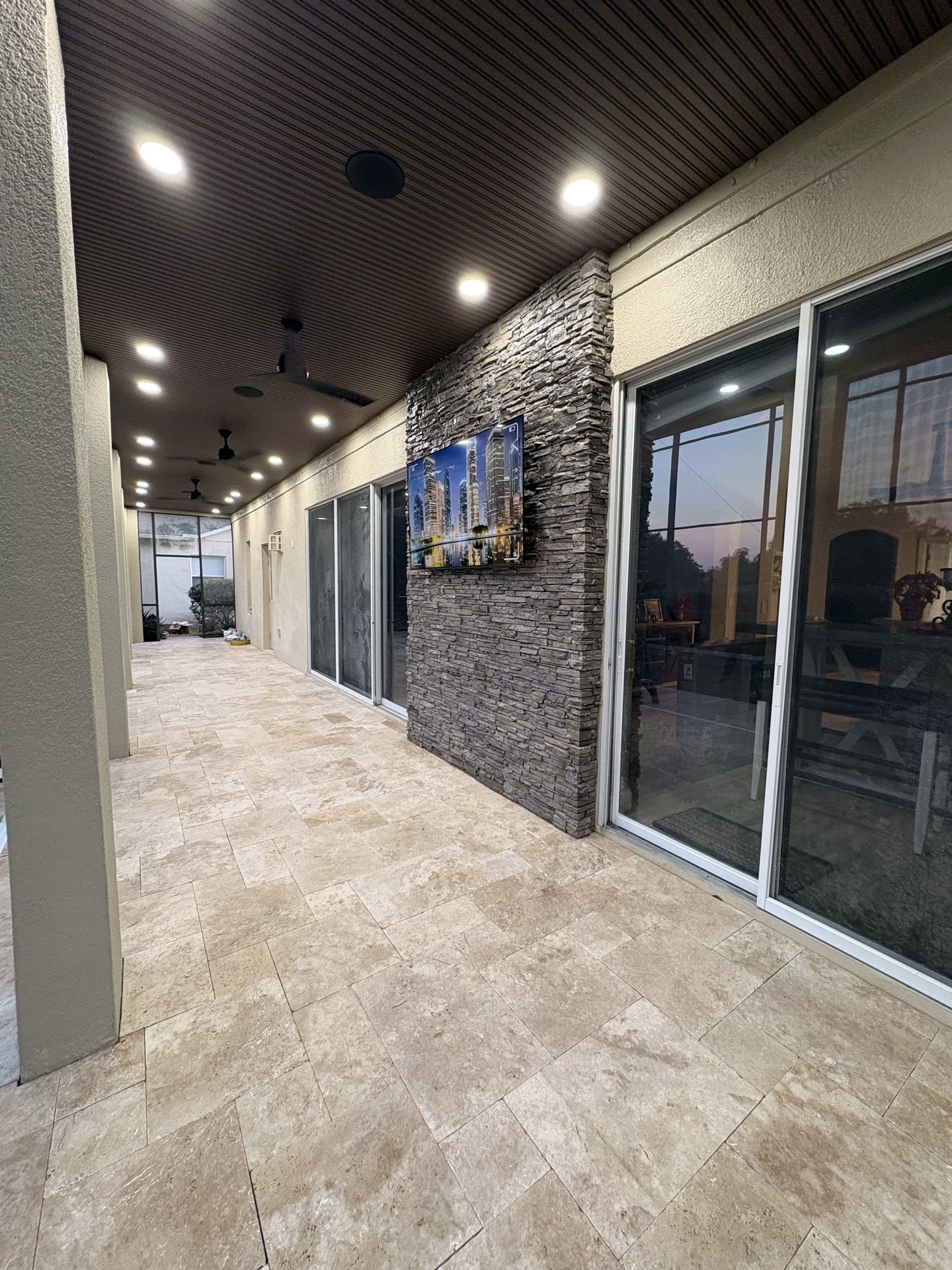 Outdoor TV, audio and smart lighting project in Lake Nona, Orlando